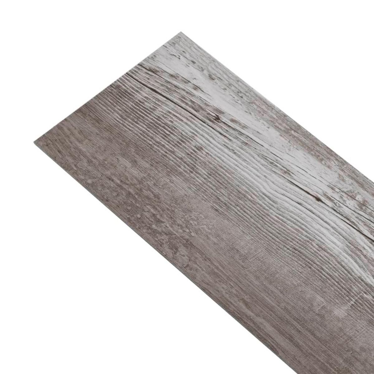 VIDAXL Dalles de plancher PVC 5,02 m^2 2 mm autoadhesif marron bois mat
