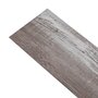 Voir la diapositive 4 : VIDAXL Dalles de plancher PVC 5,02 m^2 2 mm autoadhesif marron bois mat
