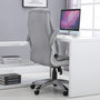 Voir la diapositive 4 : HOMCOM HOMCOM Fauteuil de bureau ergonomique hauteur réglable roulettes pivotant P.U 70 x 76 x 121 cm gris