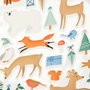 Voir la diapositive 2 : Artemio Stickers Puffies Noël - Animaux de La Forêt