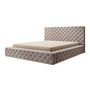 Voir la diapositive 5 : BEST MOBILIER Christiana - lit coffre - 160x200 - sommier inclus - en velours