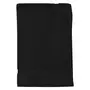 SOLEIL D'OCRE Tapis de bain en coton 800 gr/m2 50x80 cm LAGUNE noir, par Soleil d'ocre