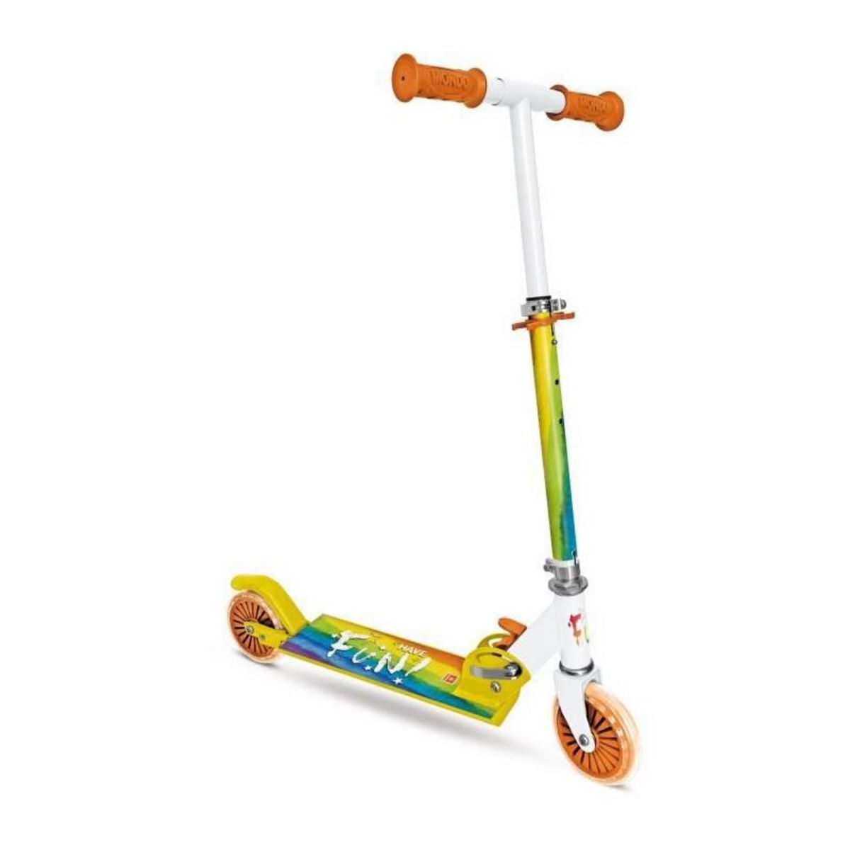 Mondo MONDO - Trottinette / Patinette 2 roues pliable - Rainbow - Arc-en-ciel