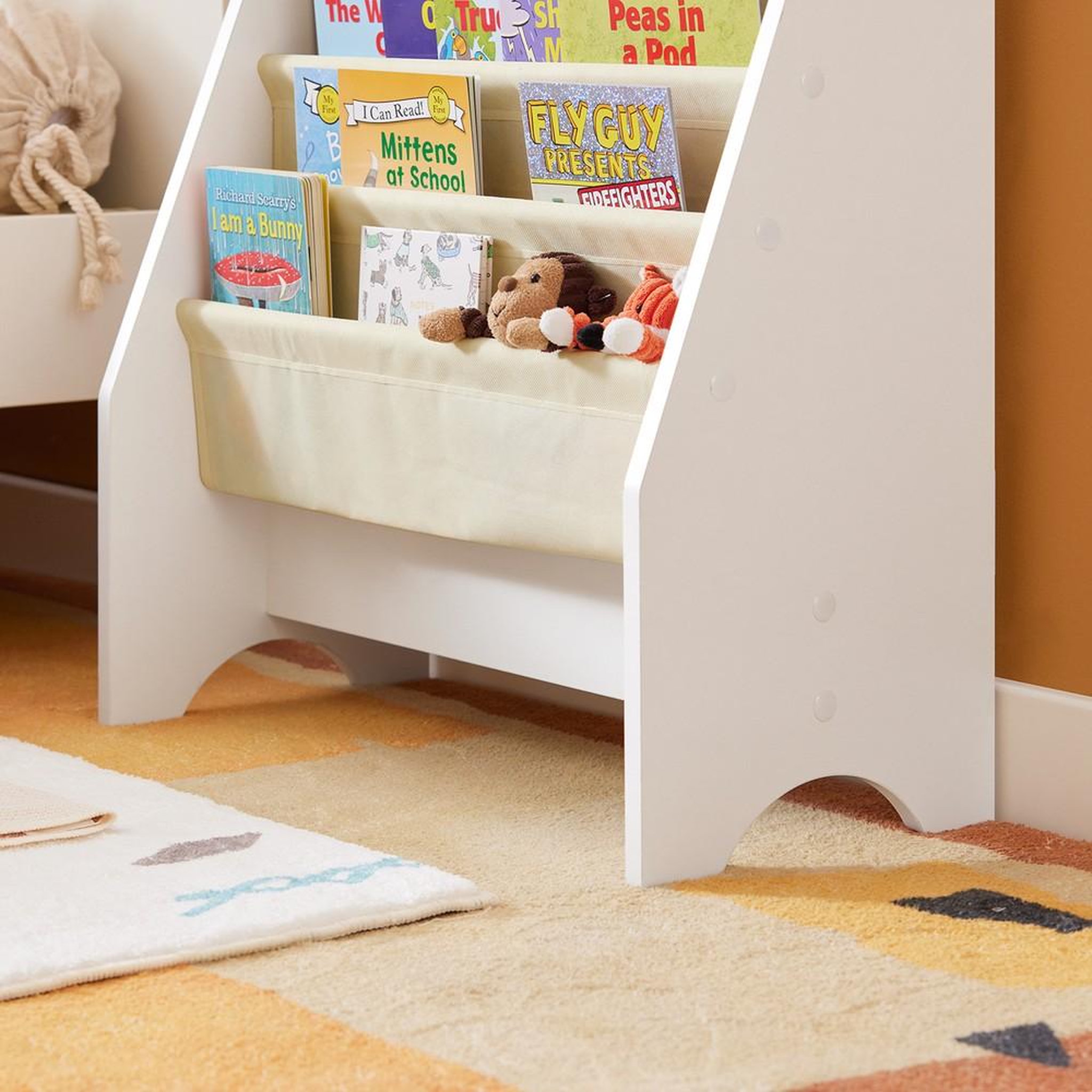 Voir la diapositive 5 : SOBUY SoBuy - Bibliothèque Enfant à 4 compartiments - Moderne - FRG225