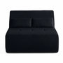 Voir la diapositive 1 : LISA DESIGN Onyx - canapé droit 2 places - en velours côtelé