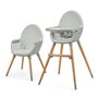 Voir la diapositive 1 : KINDERKRAFT Chaise haute 2en1 fini 2 pratique et confortable