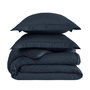 Voir la diapositive 1 : Sensei Maison Parure housse de couette rayée satin + 2 taies 65x65 cm VERSALUXE