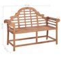 Voir la diapositive 6 : VIDAXL Banc de jardin 127x58,5x92,5 cm Bois massif de teck