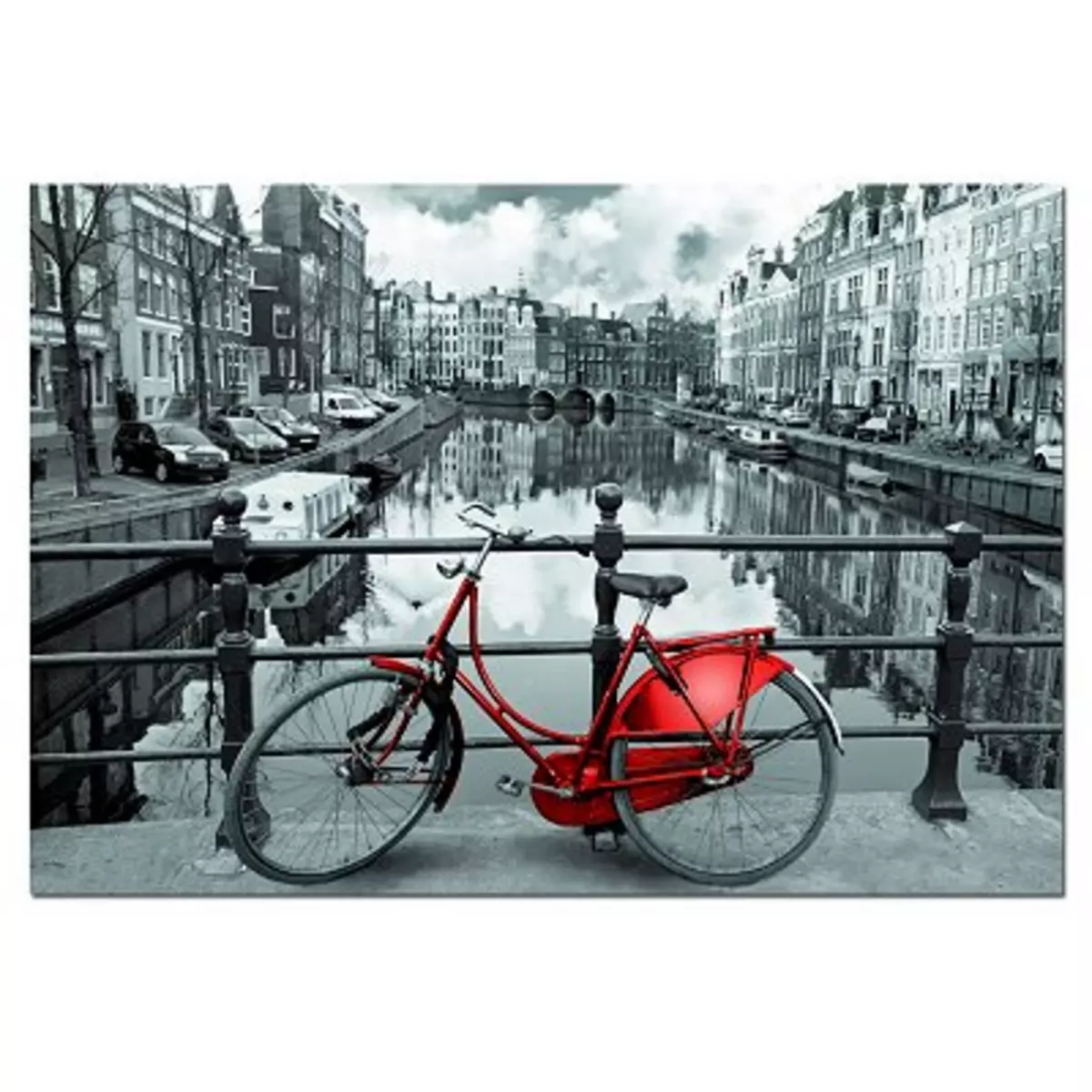 EDUCA Puzzle 1000 pièces - Le canal, Amsterdam, Hollande