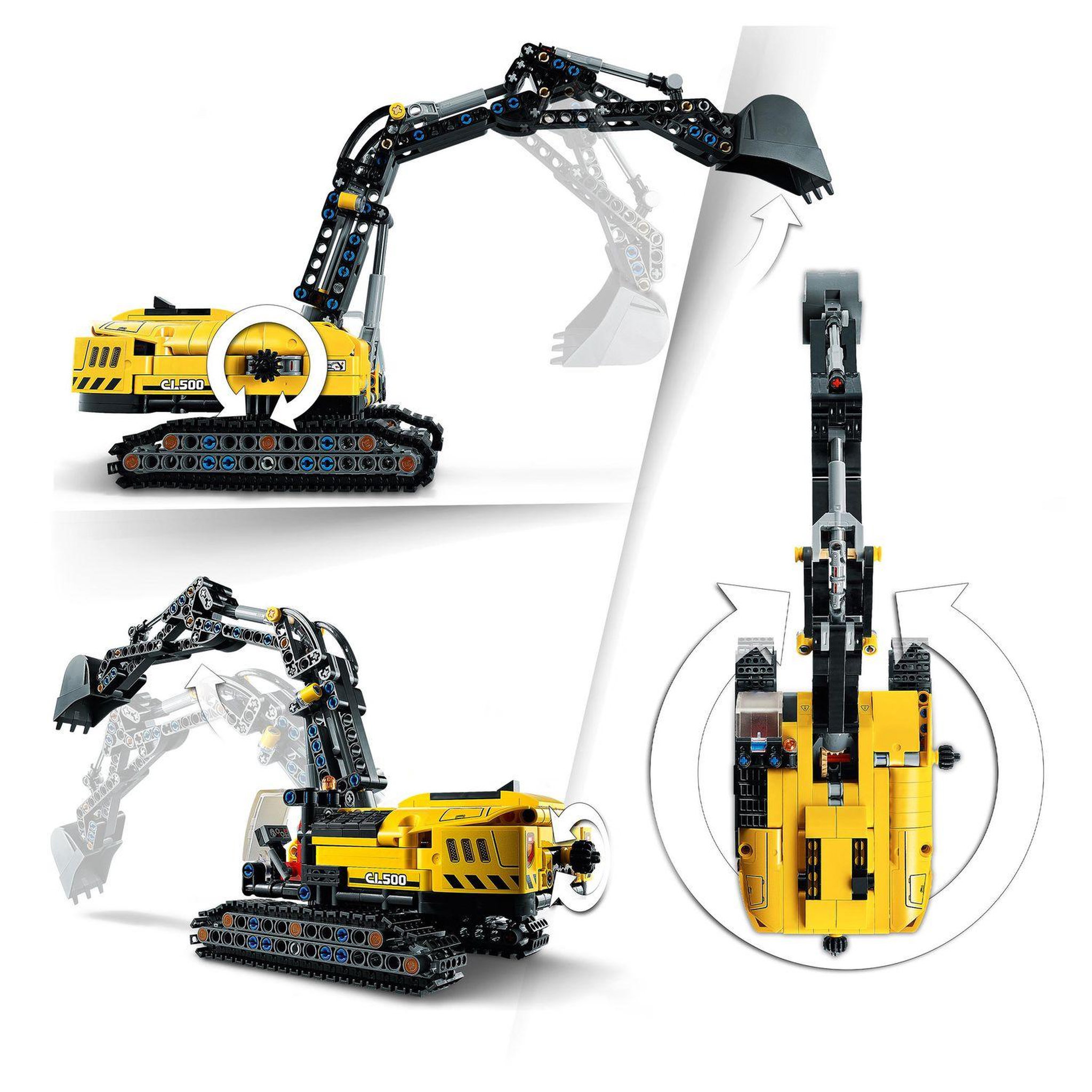 Voir la diapositive 4 : LEGO Technic 42121 - Pelleteuse Tracteur