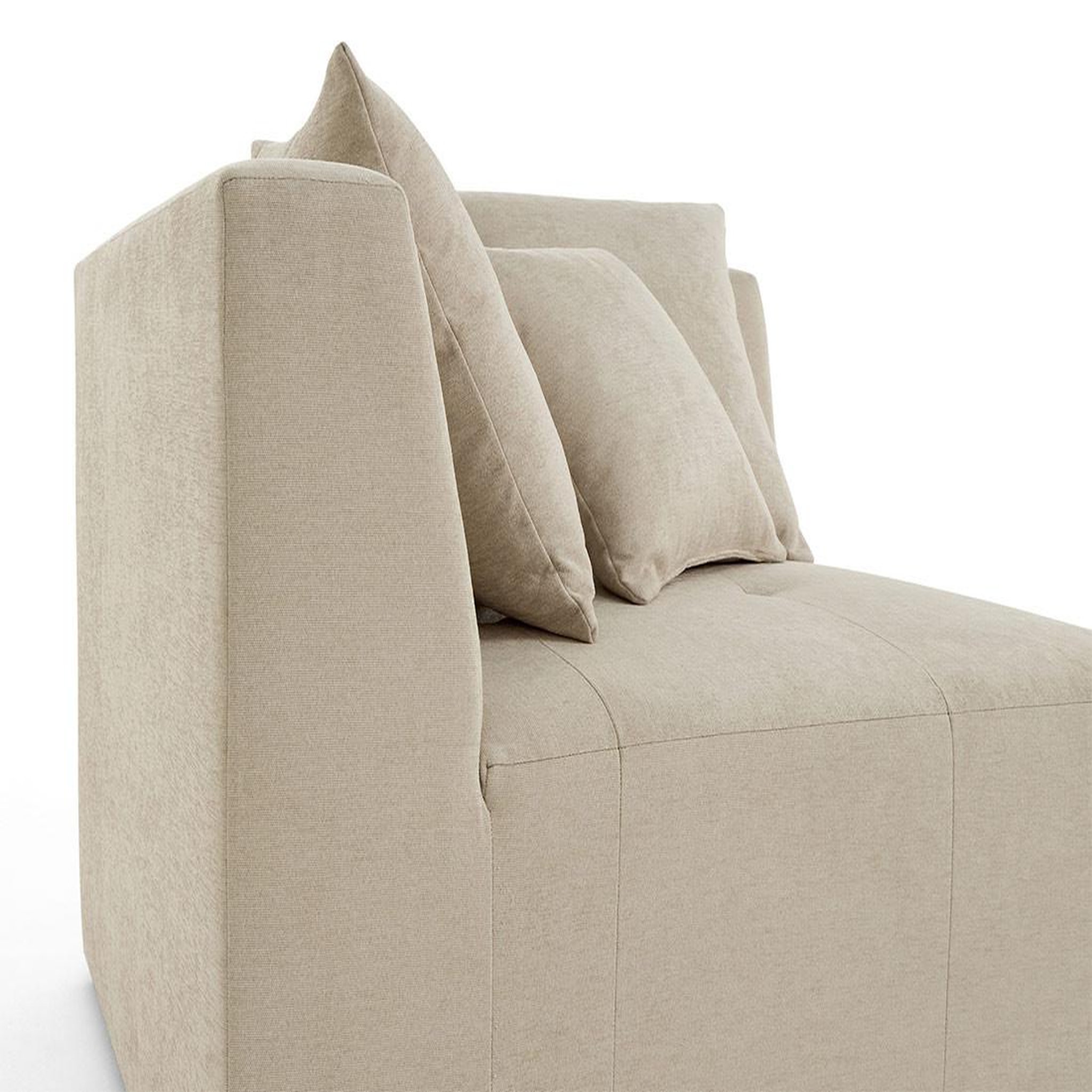 Voir la diapositive 5 : BEST MOBILIER Amalfi - module d'angle réversible - en tissu