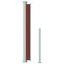 VIDAXL Auvent lateral retractable de patio 180x300 cm Marron