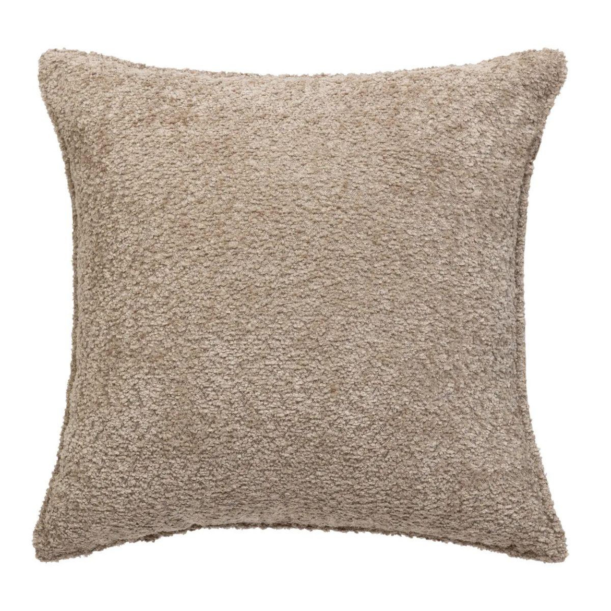 ATMOSPHERA Coussin déco bouclette  soana  45x45 lin
