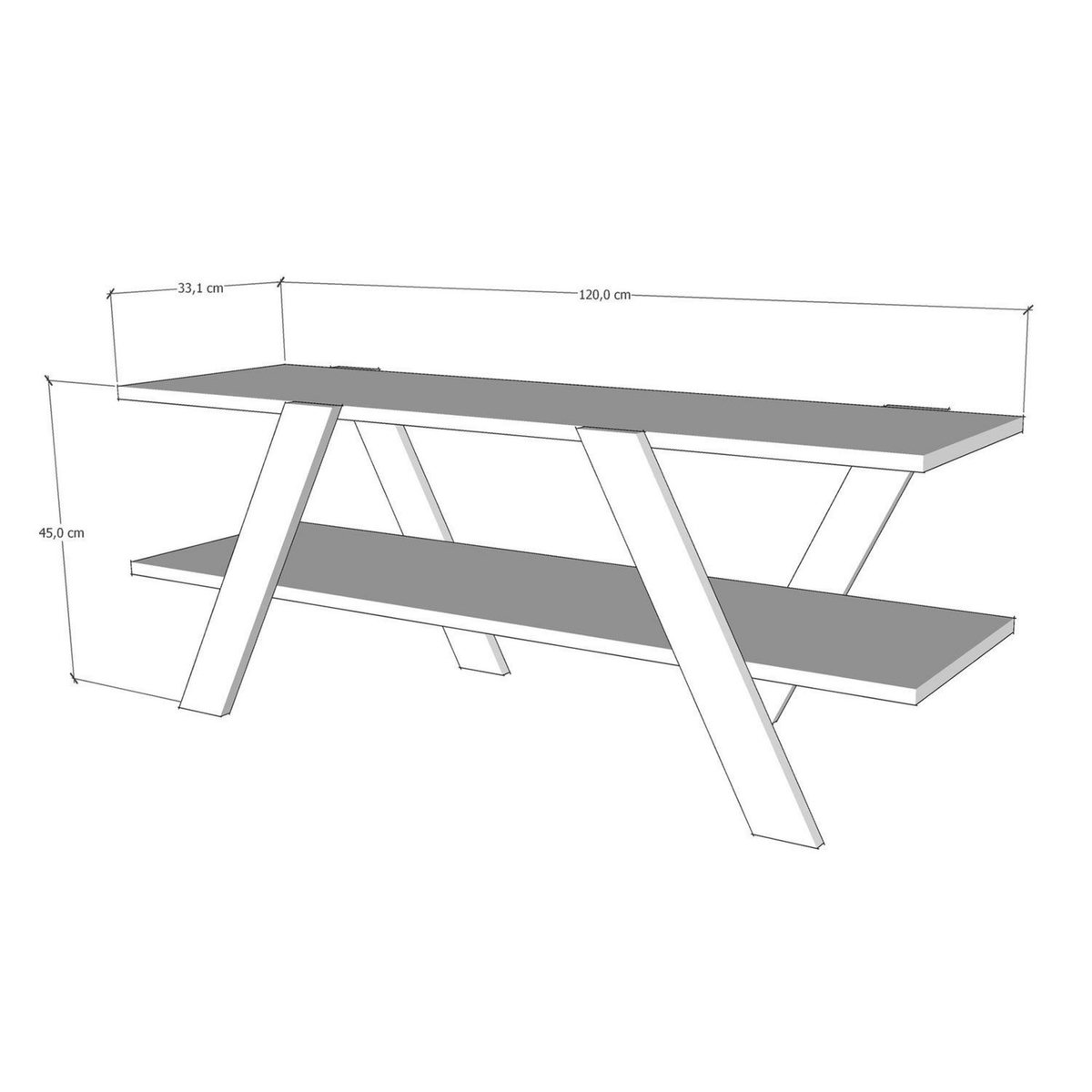 TOILINUX Meuble TV April