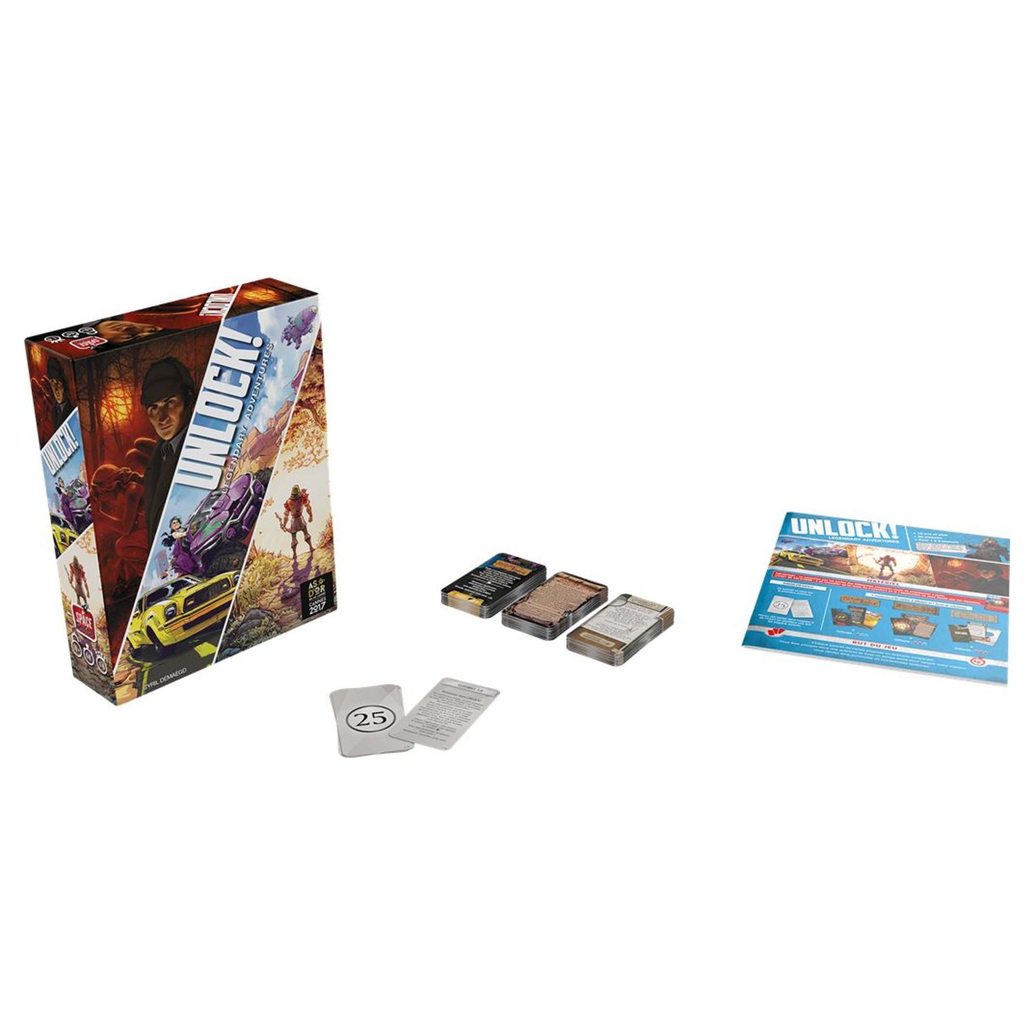 Voir la diapositive 3 : ASMODEE Jeu Unlock Legendary Adventure