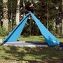 Voir la diapositive 1 : VIDAXL Tente familiale tipi 8 personnes bleu impermeable
