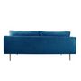 Voir la diapositive 3 : Paris Prix Canapé 3 Places en Velours  Boom  203cm Bleu