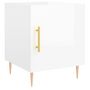 Voir la diapositive 5 : VIDAXL Tables de chevet 2 pcs blanc brillant 40x40x50 cm