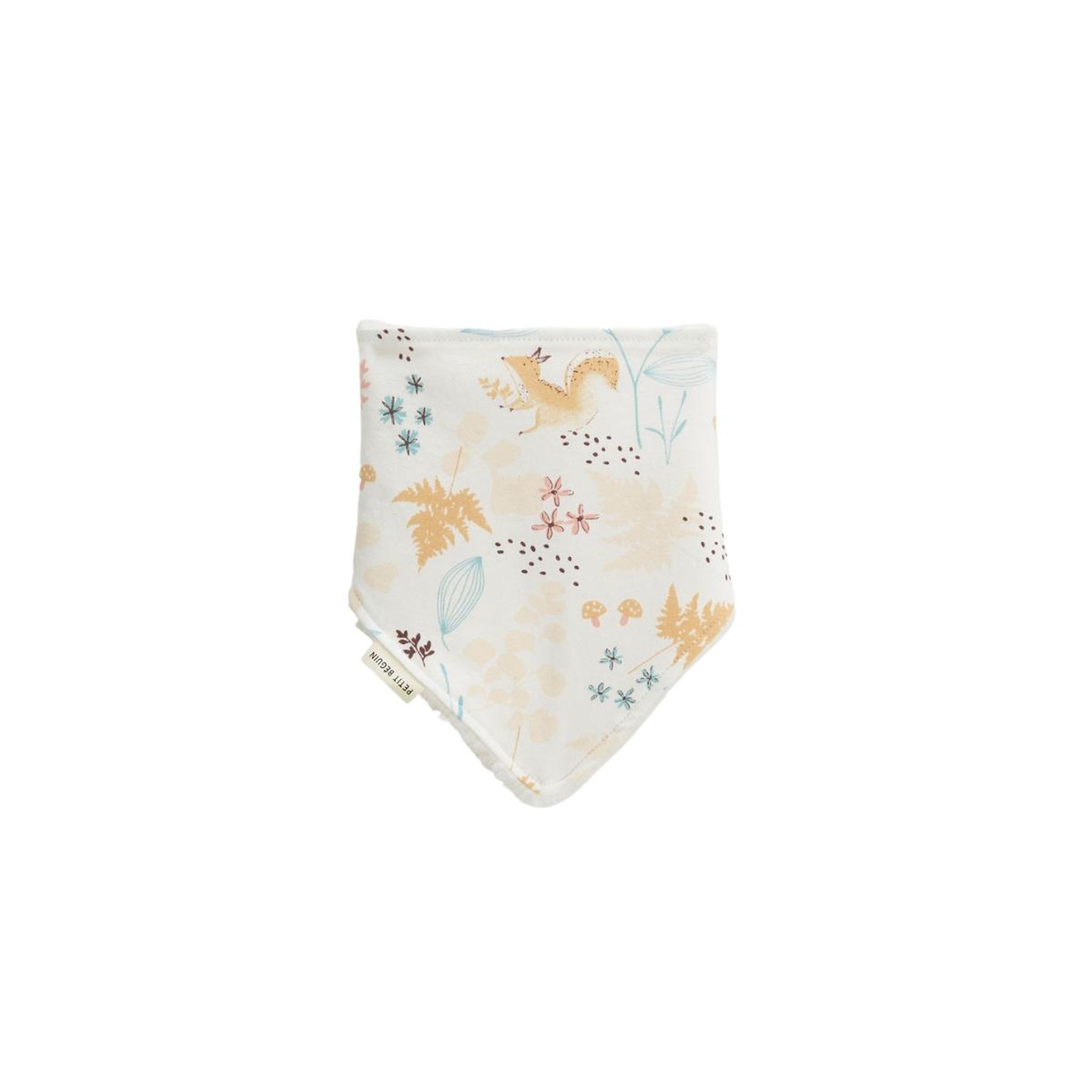 Petit Béguin Foulard enfant en sherpa Bloom. Coloris disponibles : Beige