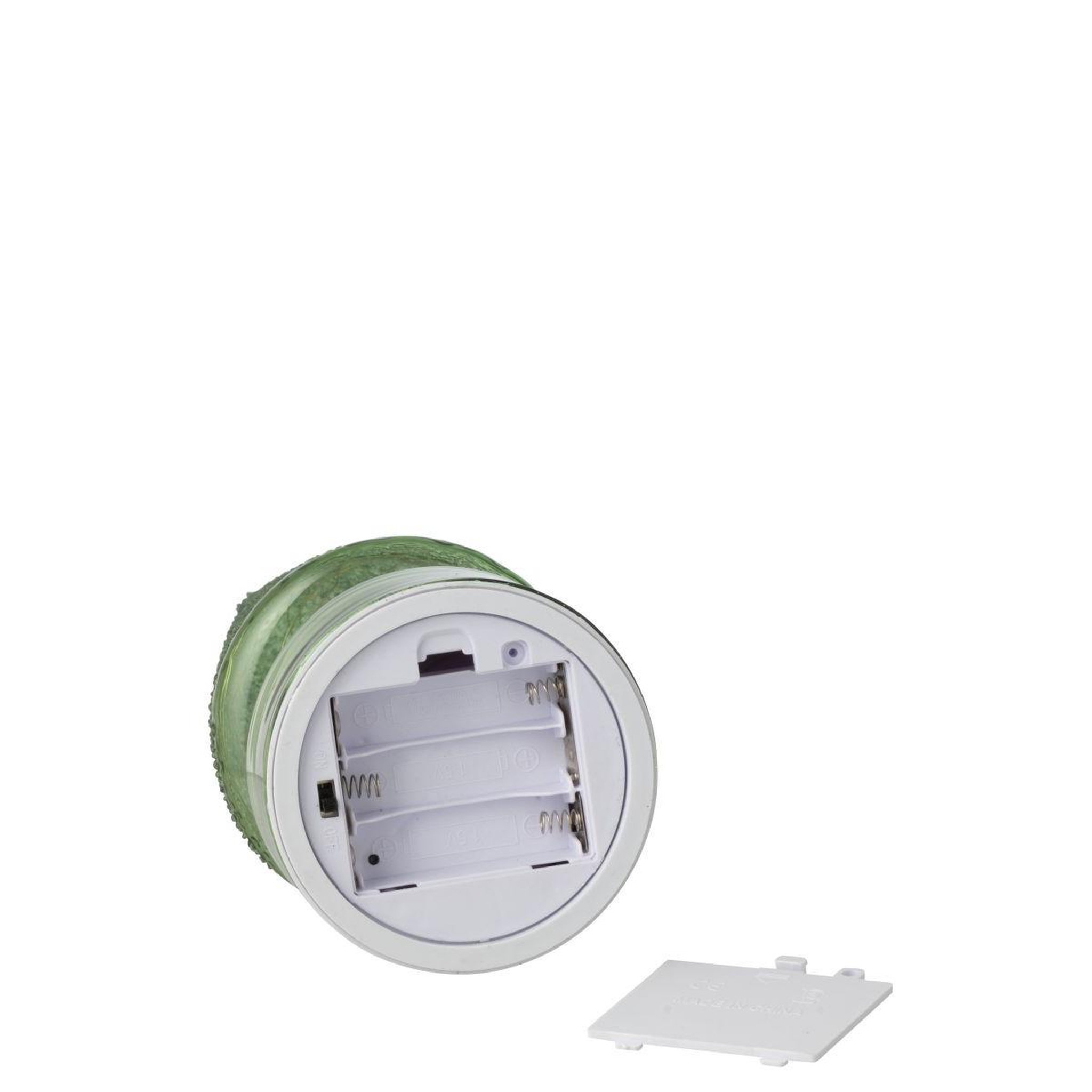 Voir la diapositive 5 : J-LINE Sapin tournant à led  lenard  38cm vert