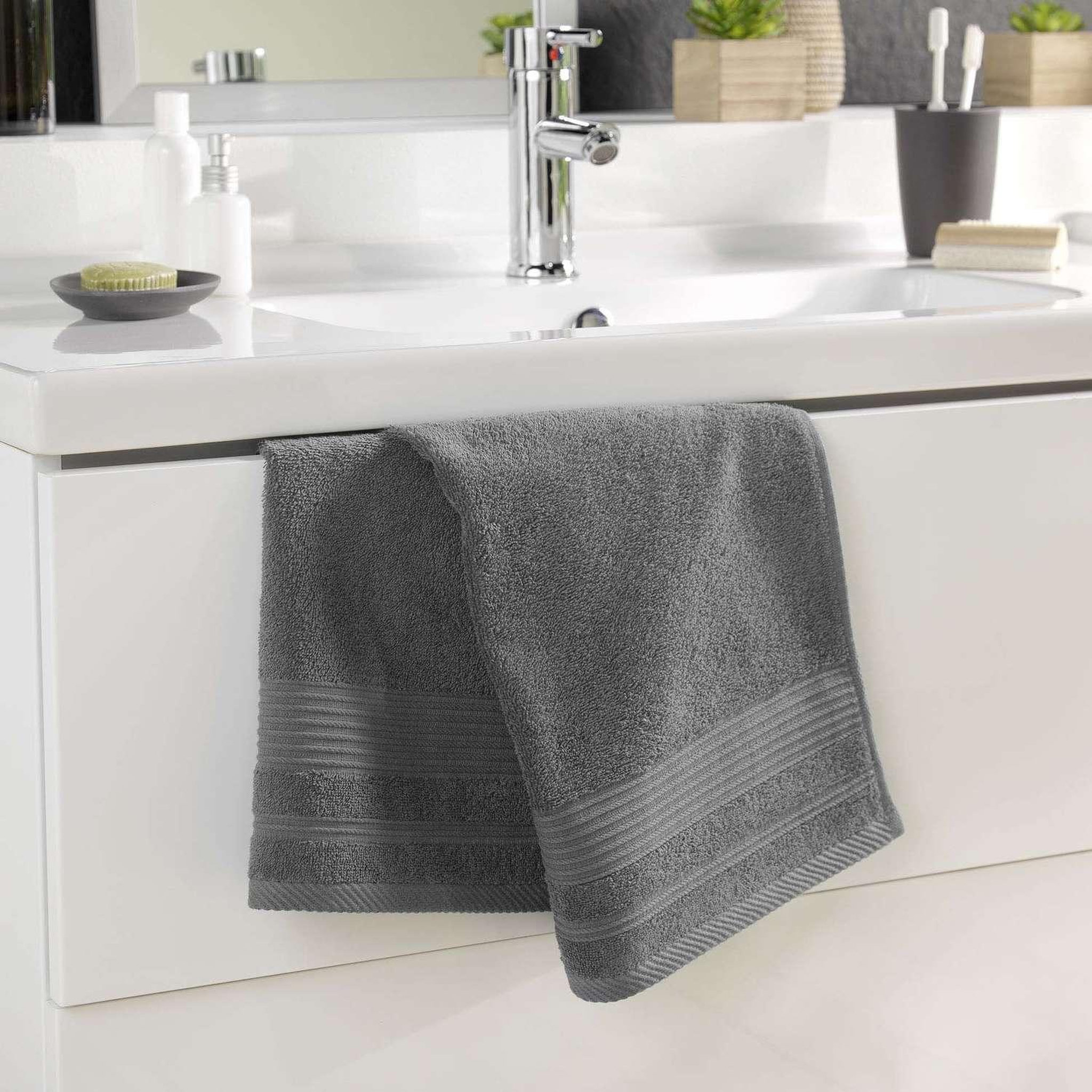 Voir la diapositive 3 : Douceur d'Intérieur Serviette de toilette DAYTA - Eponge unie