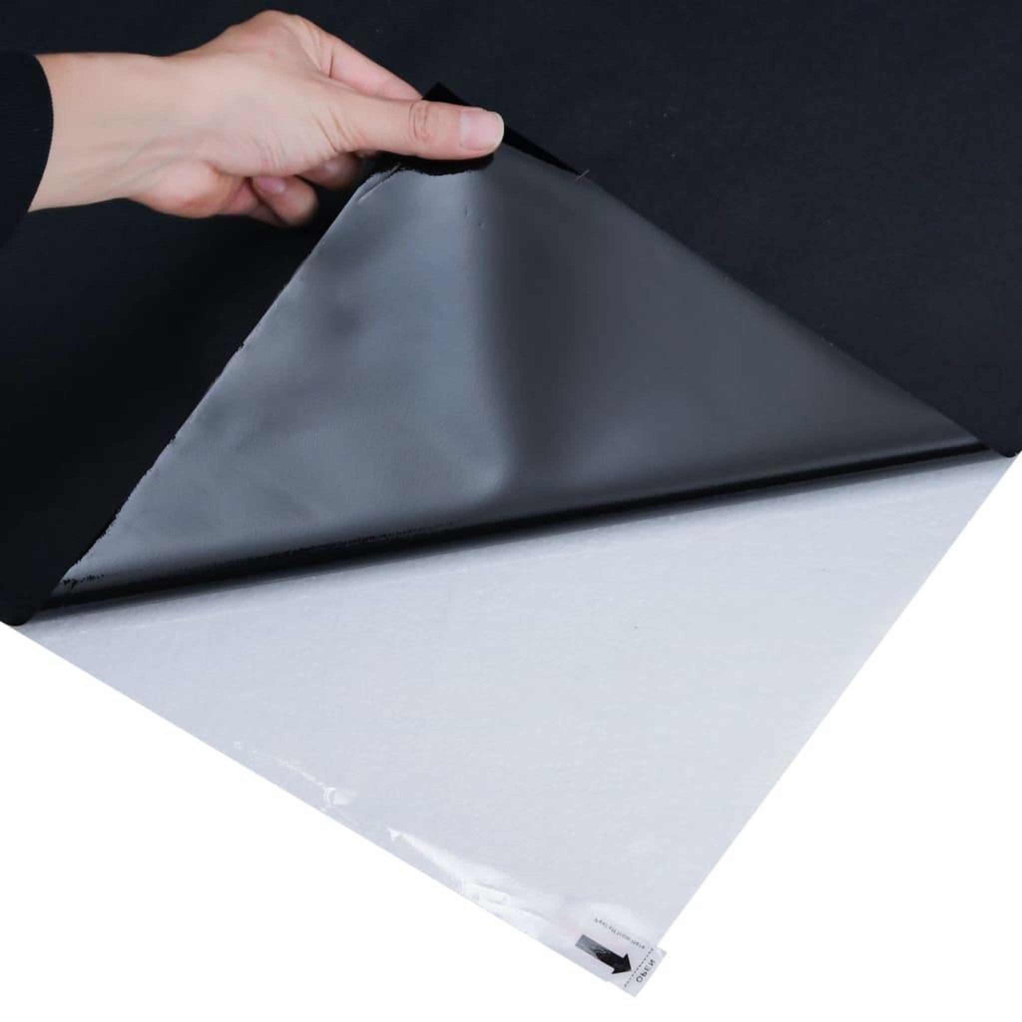 Voir la diapositive 5 : VIDAXL Film de fenetre statique depoli noir 45x500 cm PVC