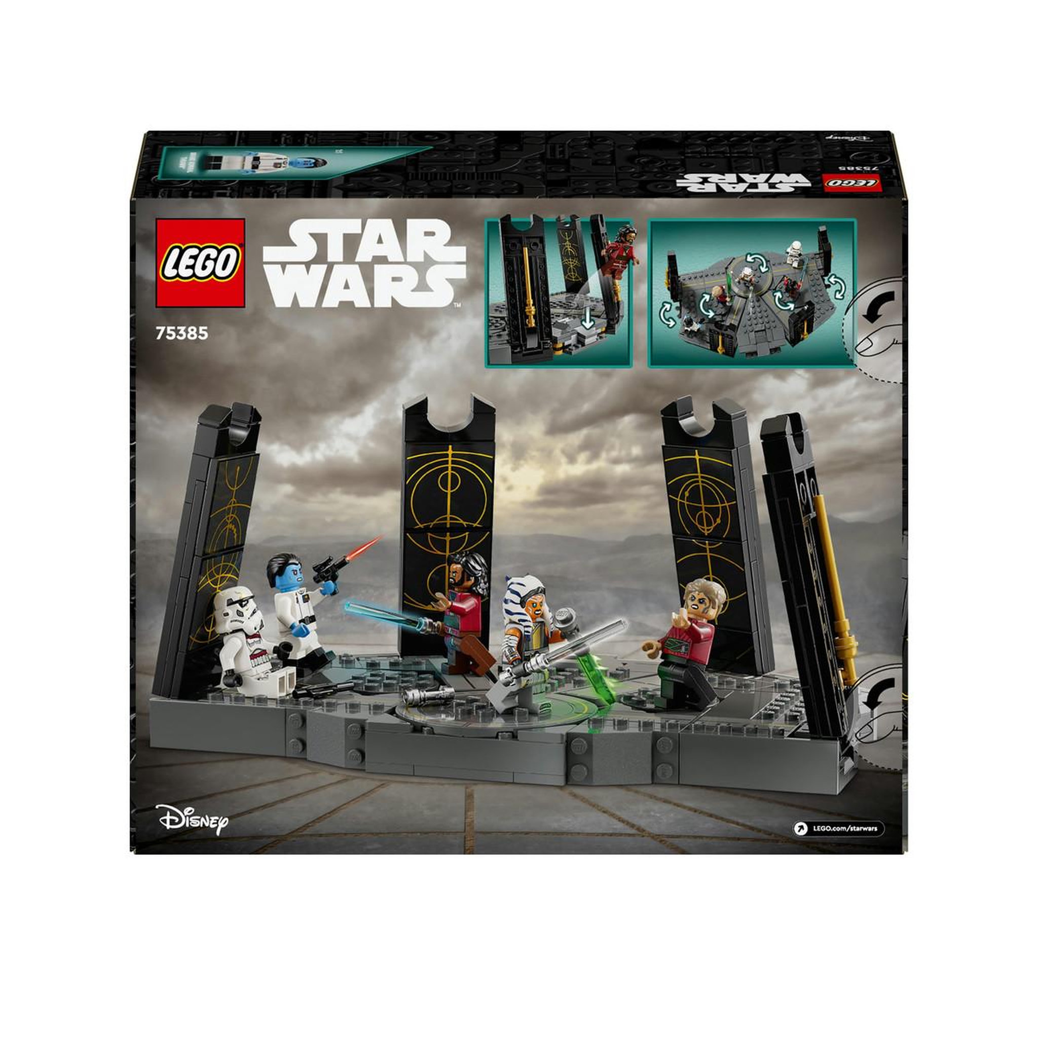 Voir la diapositive 2 : LEGO lego building blocks star wars ahsoka tano duel on peridea 75385