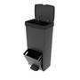 Voir la diapositive 6 : Kitchen move Poubelle tri sélectif PICEA Gris Plastique 70L