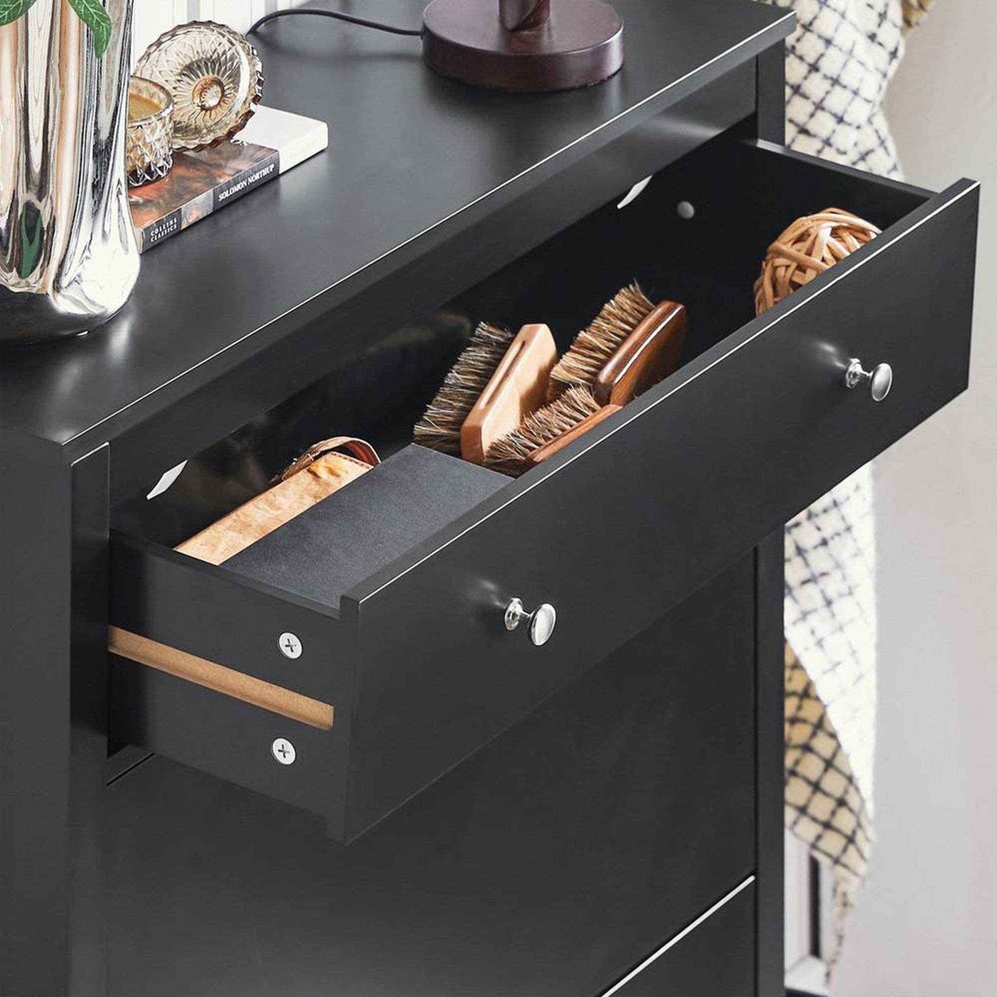 Voir la diapositive 6 : SOBUY SoBuy - Meuble À Chaussures 3 portes - Moderne - FSR89