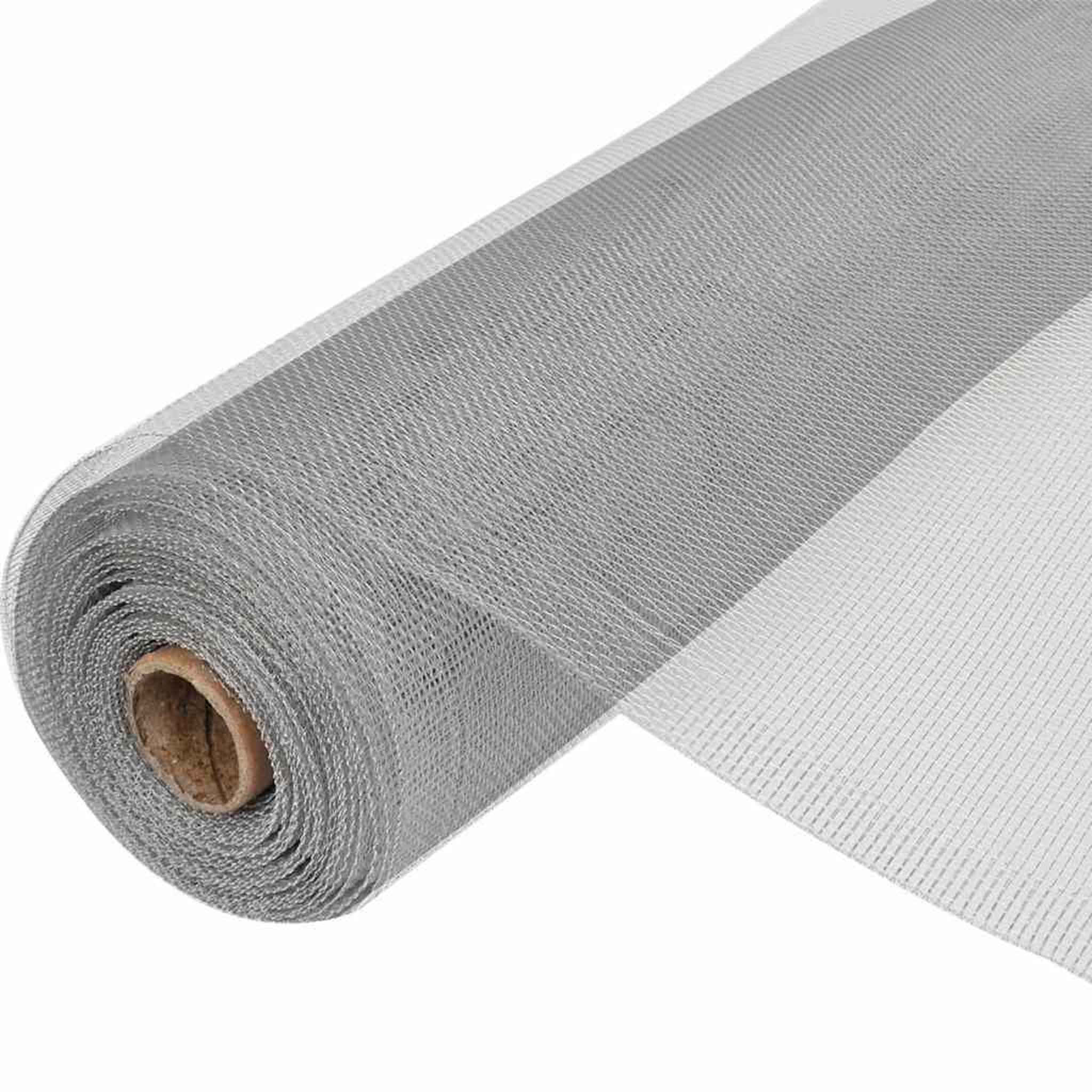 VIDAXL Moustiquaire en maille d'aluminium 100x500 cm argente