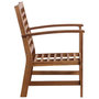 Voir la diapositive 5 : VIDAXL Salon de jardin 4 pcs Bois d'acacia solide