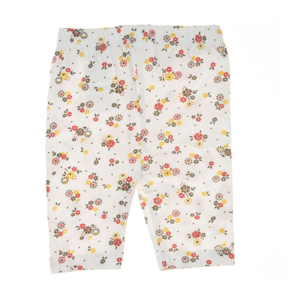 ELLE EST OU LA MER Legging Blanc à fleurs Bébé EOM Basmi