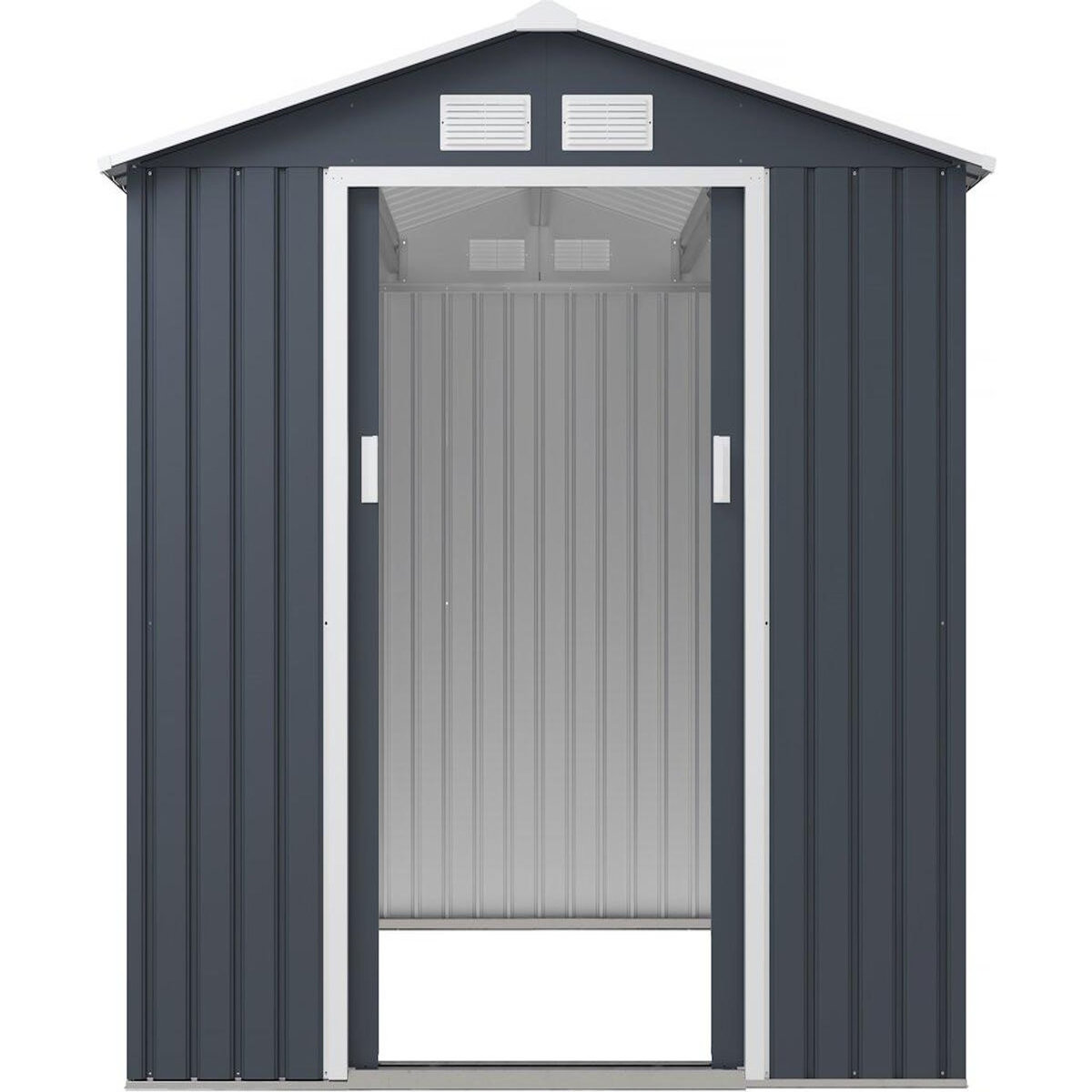 Habitat et Jardin Abri de jardin métal  Vegas  - 4,07 m² - Gris