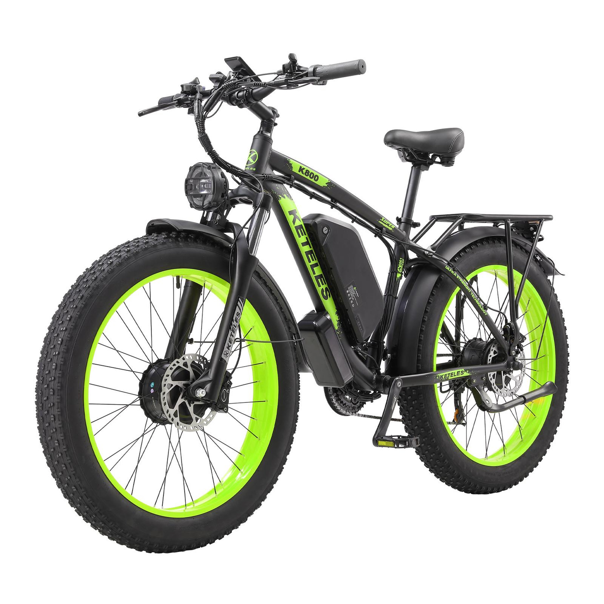 Voir la diapositive 2 : KETELES Vtt électrique keteles k800 à double moteur