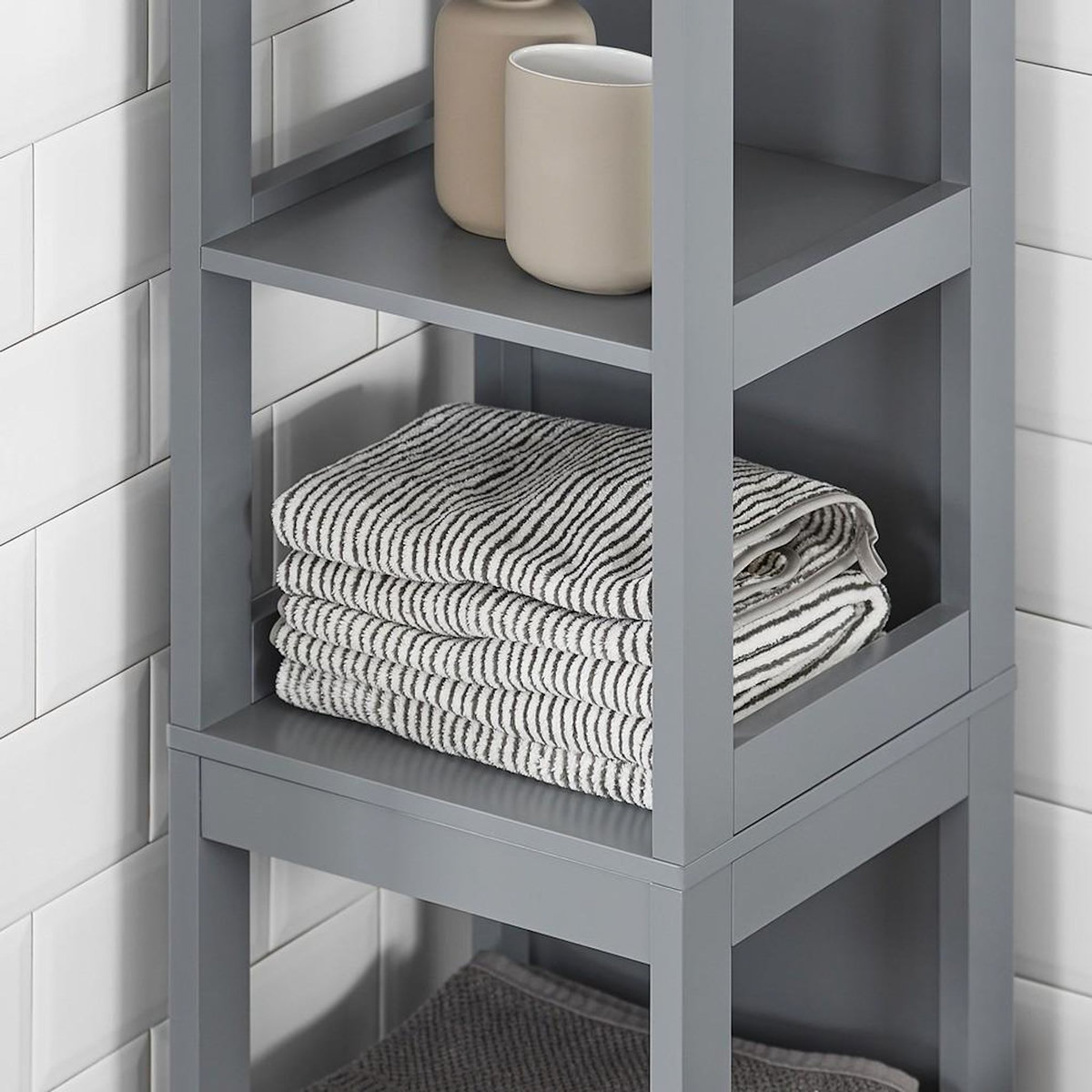 SOBUY SoBuy - Colonne De Salle De Bain à deux tiroirs - Moderne - FRG126