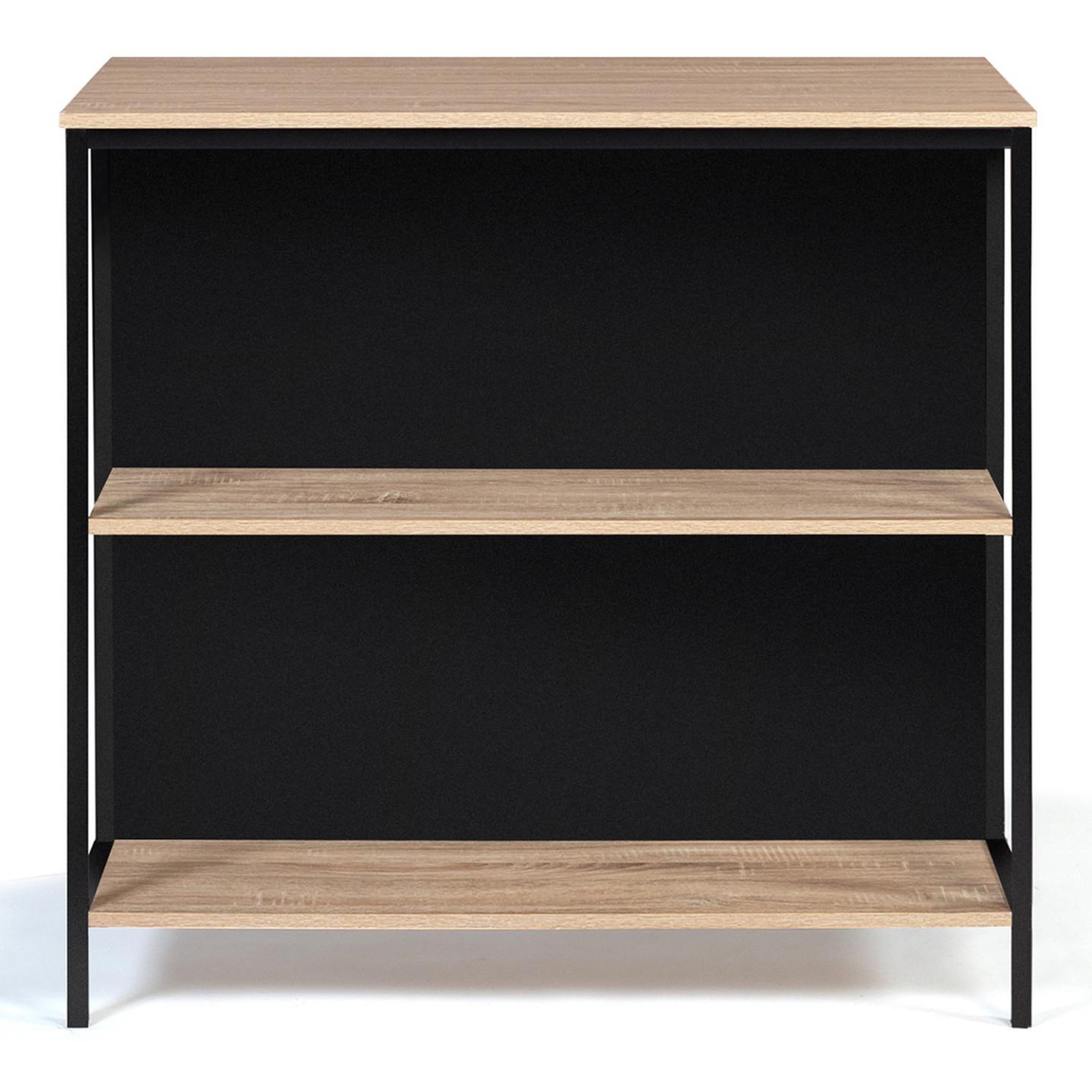 Voir la diapositive 3 : ID MARKET Ensemble table de bar îlot detroit et 2 tabourets design industriel