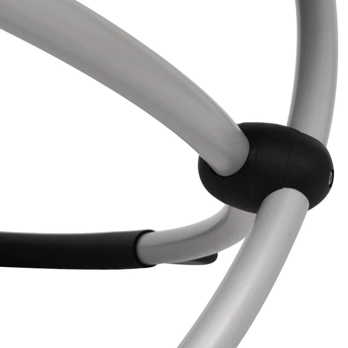 VIDAXL Chaise longue geometrique d'exterieur Acier Taupe