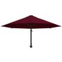 Voir la diapositive 4 : VIDAXL Parasol mural avec mat en metal 300 cm Bordeaux