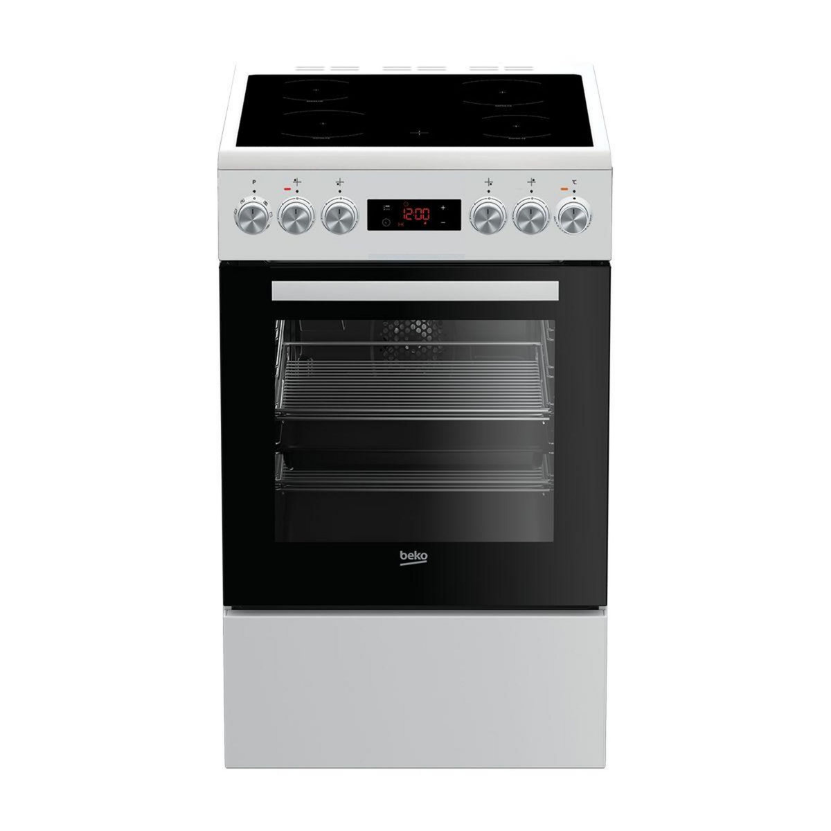 Beko Cuisinière vitrocéramique FSE57302GWC