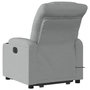 Voir la diapositive 5 : VIDAXL Fauteuil inclinable de massage electrique Gris clair Tissu