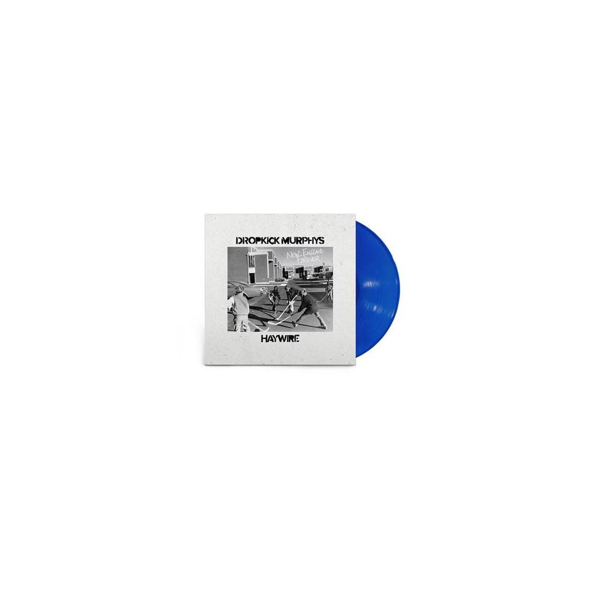 Vinyle bleu lp new england forever dropkick murphys & haywire, album rock hardcore, 1 disque, pochette carton anglaise