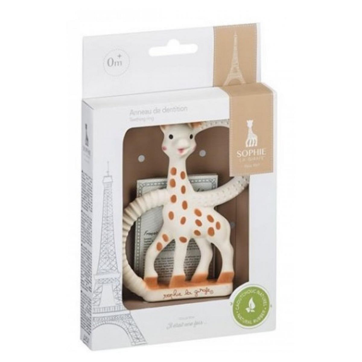 VULLI Sophie la Girafe anneau de dentition naturel