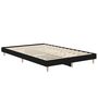 Voir la diapositive 5 : VIDAXL Cadre de lit sans matelas noir 120x190 cm bois d'ingenierie
