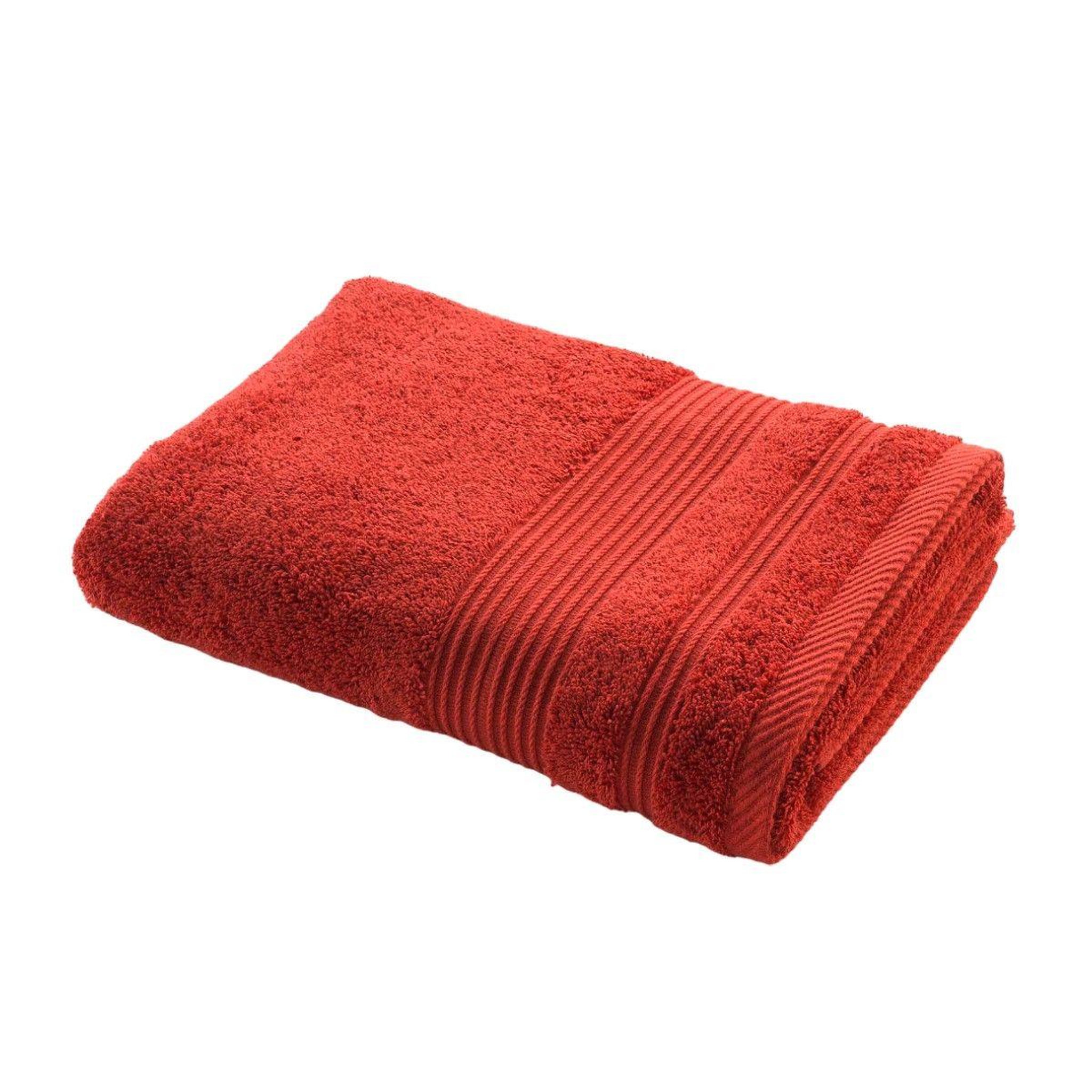 Voir la diapositive 1 : Douceur d'Intérieur Drap de douche  tendresse  70x130cm terracotta