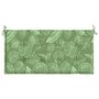 Voir la diapositive 4 : VIDAXL Coussin de banc de jardin motif de feuilles 120x50x3 cm