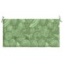 Voir la diapositive 4 : VIDAXL Coussin de banc de jardin motif de feuilles 120x50x3 cm