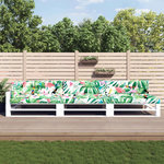 VIDAXL Coussins de palette lot de 7 multicolore tissu