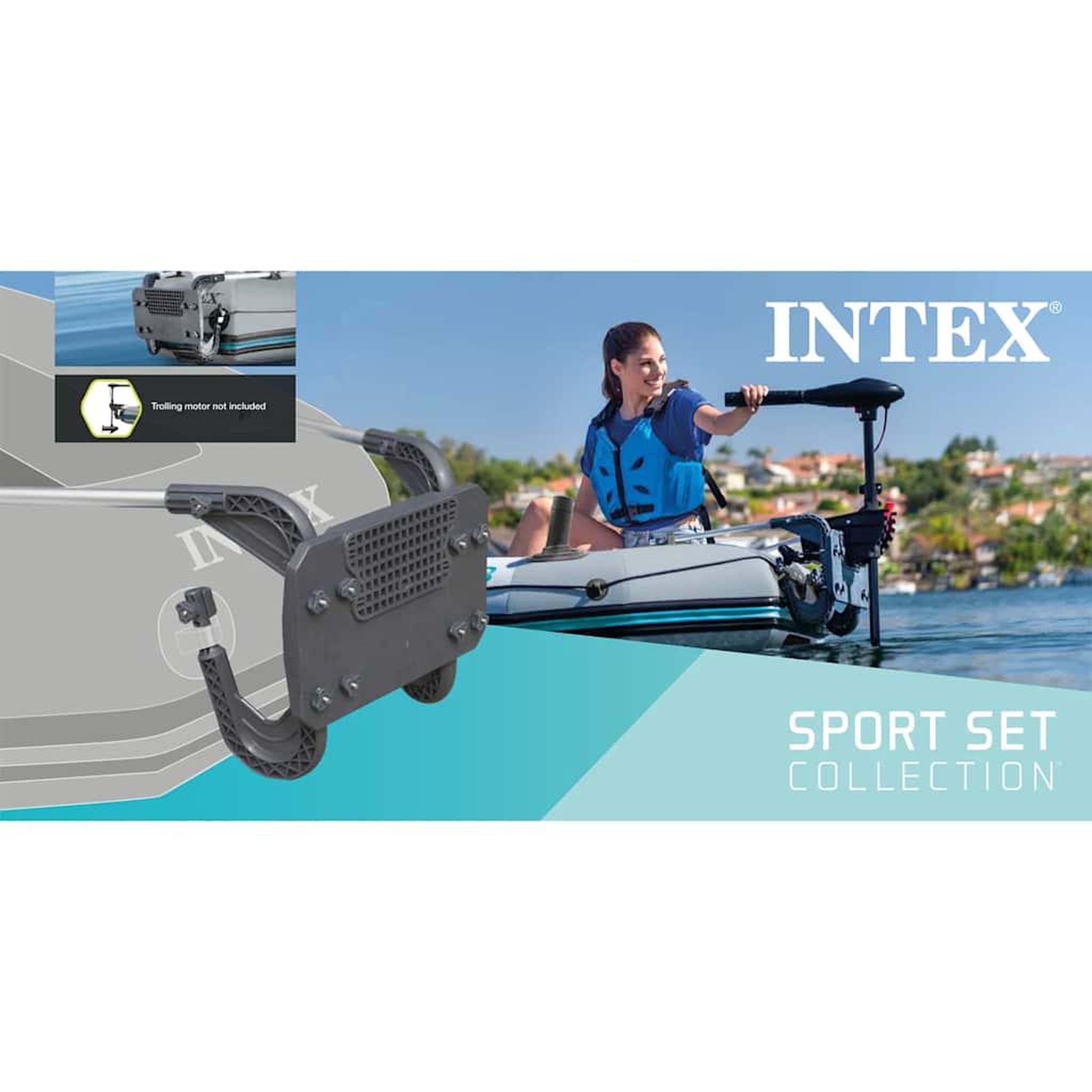 Voir la diapositive 4 : INTEX Intex kit de montage de moteur pour canots gonflables 68624