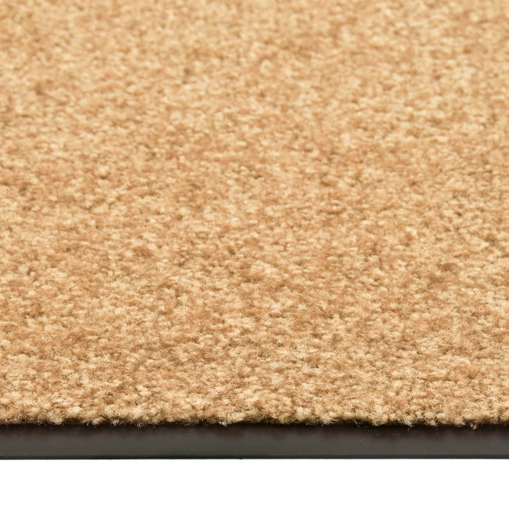 Voir la diapositive 3 : VIDAXL Paillasson lavable Creme 120x180 cm