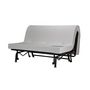 Voir la diapositive 4 : BULTEX BULTEX Banquette BZ BECCI 3 places - L 142 x P 101 cm - Tissu noir et blanc